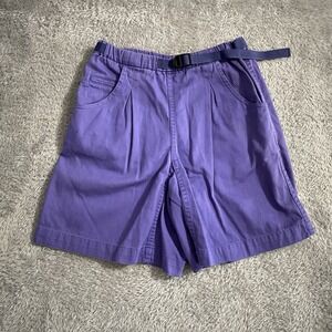 Patagonia Shorts Womens Size Small Purple Belted Baggy 90s‎ Vintage Pleated